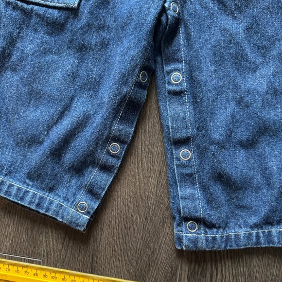 HARLEY DAVIDSON BABY DENIM OVERALLS size 18M - Picture 5 of 10